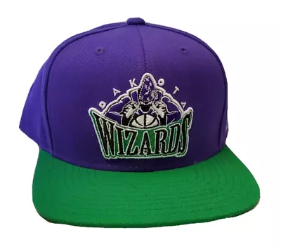 Dakota Wizards NBA D League Adidas Adult Unisex Purple/Green Flat Brim Cap/Hat • $17.99