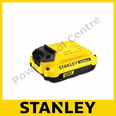 1x Stanley Fatmax SFMCB201 V20 Range 18 Volt 1.5Ah Lithium-Ion Battery Pack • £19.99