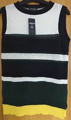 M & S Limited Edition Cotton Sleeveless Jumper Size 12 BNWT • £5.99