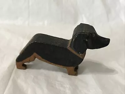 Vintage Erzgebirge Dachshund Dog Figurine Miniature • $7.99