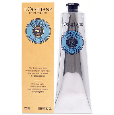 L'Occitane En Provence Shea Butter 20% Dry Skin Hand Cream 5.2 Oz • $27.99