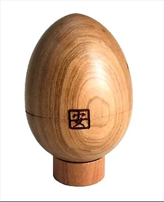 Japanese Trick Box Egg Yosegi Zaiku Wooden Puzzle Karakuri Box Japan Fast Ship • £137.12