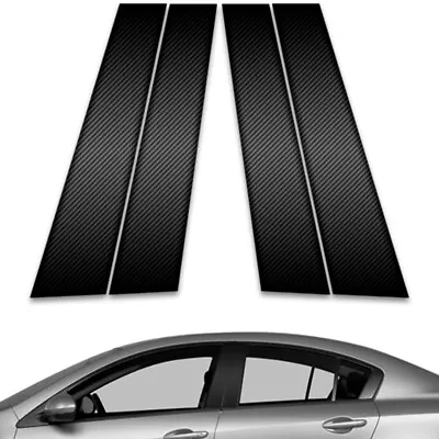 4pc Carbon Fiber Pillar Post Covers For 2009-2013 Mazda 3 • $84.95