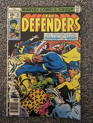 The Defenders 63. Marvel Comics 1978. Tournament Of Heroes • £5
