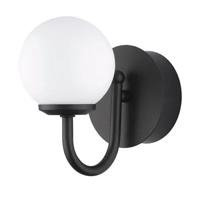 Verve Design 6W Victoria Black LED Wall Light 400 Lumens Bathroom Vanity  • $55