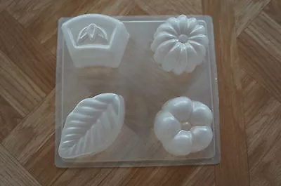 Flower  Petit Four  Chocolate Jello Steam Pudding Plastic Mold • $3.50