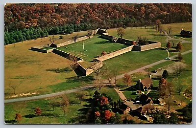 Maryland State Park Aerial View Fort Frederick Hancock Hagerstown MD Postcard • $3.95