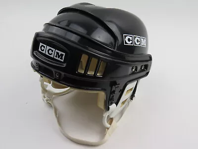 Vintage CCM HT2 Ice Hockey Helmet Senior Black Medium • $129.97