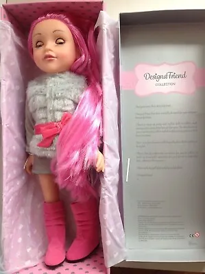 £42.95 • Buy Design A Friend Doll Rosie New Chad Valley Designafriend 18  Doll With Pink Hair