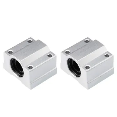 Sourcing Map SCS12UU Linear Ball Bearing Slide Block Units 12mm Bore Dia (Pack • £10