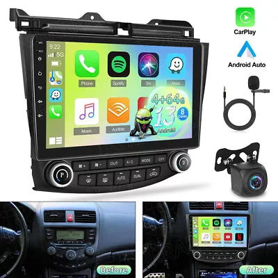 4+64GB For Honda Accord 7 2003-2007 Android13 Apple Carplay Car Stereo GPS Radio • $179.99