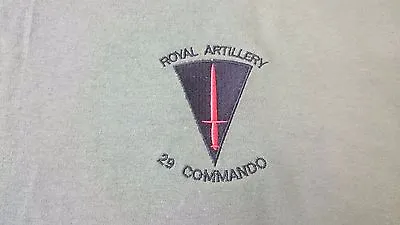 British Army Ra Royal Artillery 29 Commando Polo Shirt • £14.45