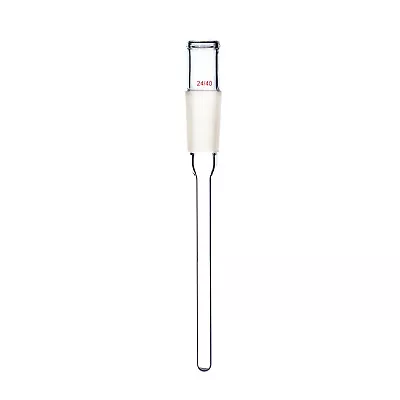 24/40 Glass Thermometer Adapter 100/150/200mm Stem Tube Wide Mouth Lab Glassware • $17.99