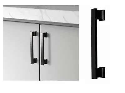 Sapphire Hexa Series Modern 5-inch Center-to-Center Cabinet Pulls-15 Pack- Black • $34.99