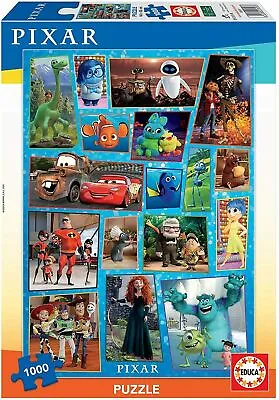 Disney Pixar Jigsaw Puzzle 1000 Pieces Kids Adult  Family EDUCA • £12.95