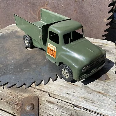 Vintage Buddy L Army Supply Corps Truck Pressed Steel Toy NO RESERVE AUCTION • $28