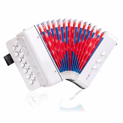 Accordion Kids Toy Accordion Mini Instruments 7 Keys Button For Beginners • $37.99