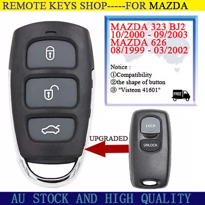41601 KEYLESS Remote Key Fob Suitable For MAZDA 626 323 1999 2000 2001 2002 2003 • $35.99
