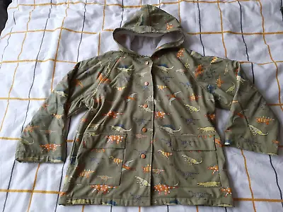 £5 • Buy Hatley Boys Green Dinosaur Waterproof Coat Jacket Age 6