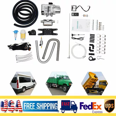 Remote Diesel Water Heater Kit For RV Cars Heat Conduction Coolant Heating • $310