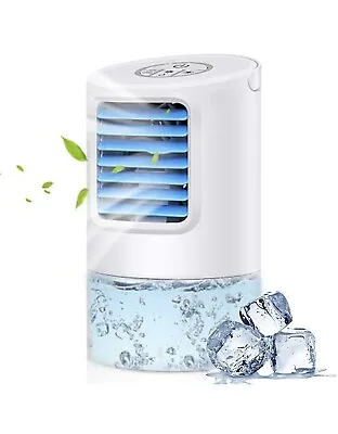 Micrael Home Portable Air Conditioner Fan Mini Evaporative Air Cooler - White • $47