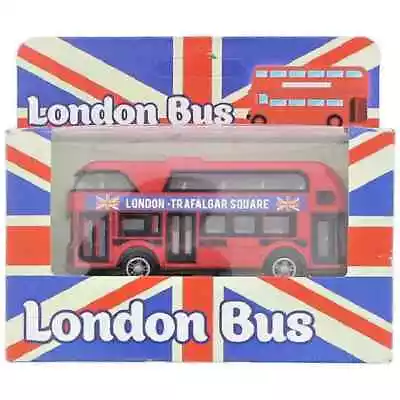 London Black Cab Taxi / London Bus Model Pull Back & Go Kids Toy Die Cast Metal • £6.99