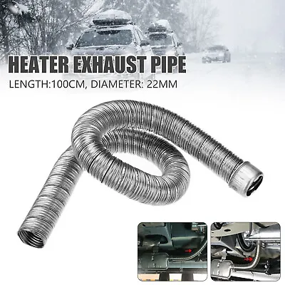2 Layer 22mm Exhaust Pipe Flexible 23.6  For Webasto Eberspacher Diesel Heater • £11.77