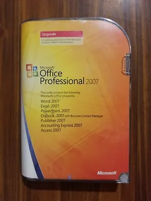  Microsoft Office Professional 2007 UPGRADE Version RETAIL  • $39.99