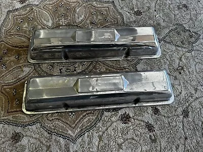 1962-1967 Corvette Nova  L79 Small Block SBC  327  Chrome Valve Covers • $109