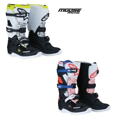 2024 Moose Racing Tech 7S Youth MX Motocross Offroad Boots - Pick Size/Color • $249.95