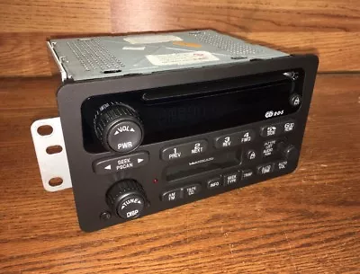 Unlocked 02-03 Chevy Trailblazer S10 / GMC Envoy Cd Cassette Radio WARRANTY OEM • $195