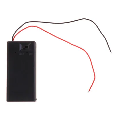 9v Battery Holder Case With ON/OFF Toggle Switch 9 Volt Box Pack Co#$6 • £2.83