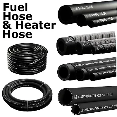 £11.25 • Buy Rubber Fuel Heater Hose Engine Unleaded Petrol Diesel Oil Fuel Pipe Various Type