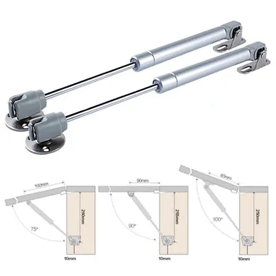 Cabinet Door Lift Up Hydraulic Gas Spring Lid Flap Stay Hinge Strut Support YU • £7.14