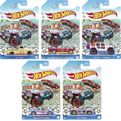 Hot Wheels Spring Easter Mix 5 Cars Set 1:64 Scale Metal Diecast Car Model Toy • $18.99