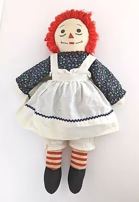 Vintage 20  Raggedy Ann Doll With I LOVE YOU Heart On Chest  • $15.99