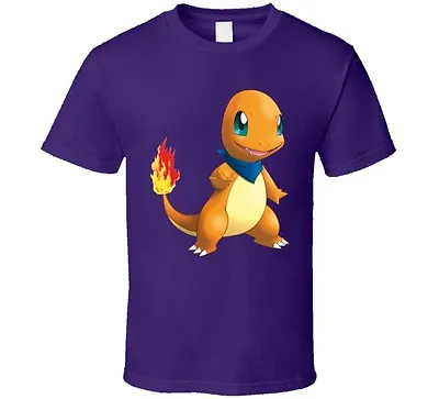 $16.67 • Buy Pokemon Charmander Fun T Shirt Unisex Novelty Nintendo Go Fashion Kids Tee New