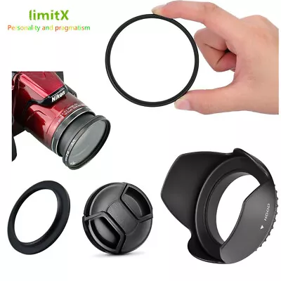 AU UV Filter Lens Hood Adapter Ring For Nikon B600 B700 P610 P600 P530 P520 P510 • $23.53