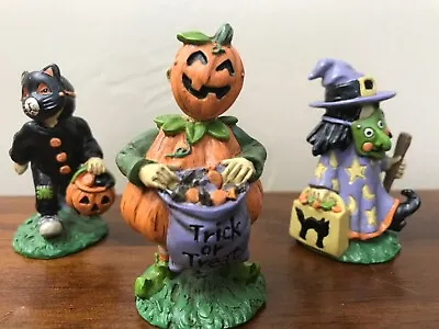 MIDWEST OF CANNON FALLS   CREEPY HOLLOW   Trick Or Treat Figures (3) EUC • $18.68