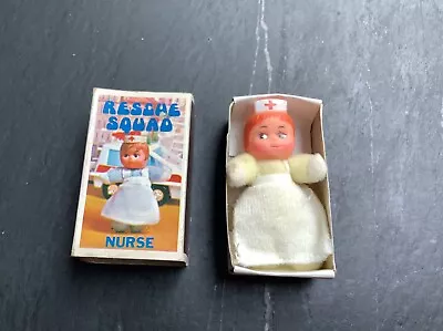 Vintage 1970s Beanie Matchbox Doll BABY WILLIAM Rescue Squad Nurse Original Box • £8.99