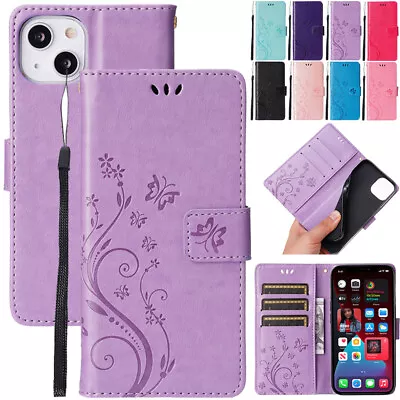 For Samsung S24 S23FE S21 S20 S10 Magnetic Flip Leather Wallet Card Case Cover • $15.99