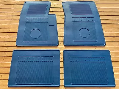 Fit For Chevy Monte Carlo Floor Mat Mats Rubber Blue Set Of4 LS SS CL 1970-88 • $149.99