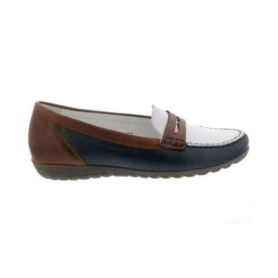 £101.53 • Buy Waldläufer Hesima, Moccasin, Memphis (Smooth), Ocean/White/Cognac , Width H 3