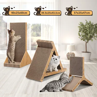 $37.95 • Buy Cat Scratching Scratcher Board Cat Tree Pad Lounge Toy Corrugated Cardboard