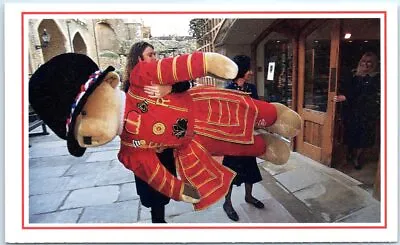 Postcard - Plush Bear Reproduces The Costume Of A Tower Of London Guide • £8.10