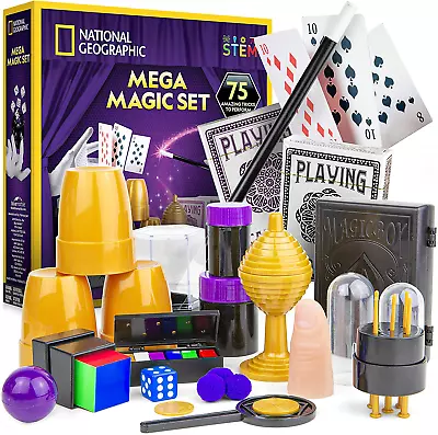Mega Magic Set - More Than 75 Magic Tricks For Kids To Perform With Step-By-Step • £51.37