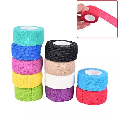 3/6/12 Pcs Tube Disposable Wrap Tape Protection Self-adhesive Elastic Bandage • $10.11