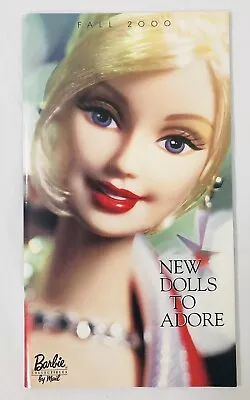 Barbie Collectibles By Mail Catalog Fall 2000 New Dolls To Adore • $4.99