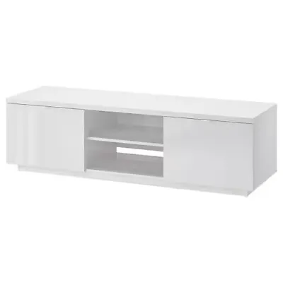 IKEA TV Cabinet Bench In Gloss White • £79.99