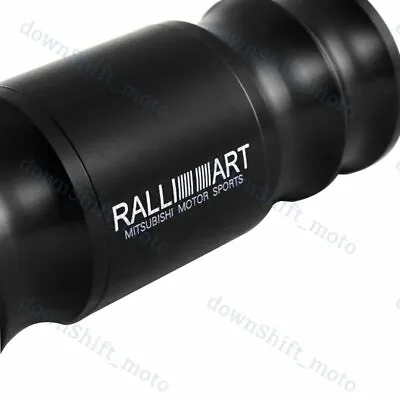 Black RALLIART Car Shift Knob Aircraft Joystick Transmission Racing Gear Shifter • $12.58